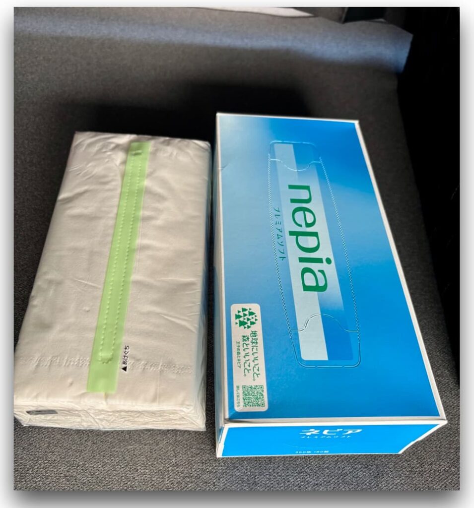 予備のティッシュの写真