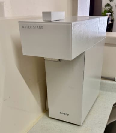 実際に使っているウォータースタンドの写真