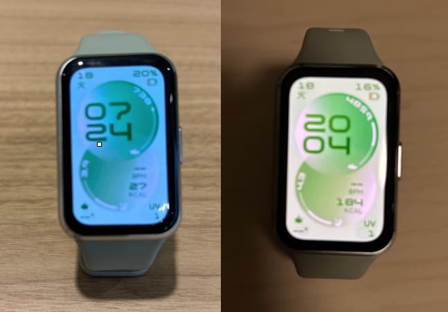 バッテリーの残量に注目した画像
